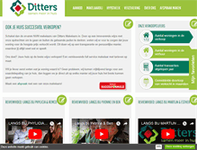 Tablet Screenshot of ditters.nl